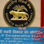 "A notice highlighting the cancellation of The Vaishali Shahari Vikas Co-operative Bank Ltd.'s banking license by the Reserve Bank of India (RBI), featuring the RBI logo and the bank’s name with a 'CANCELLED' stamp prominently displayed. Designed with the Banks Connect branding for better visibility."