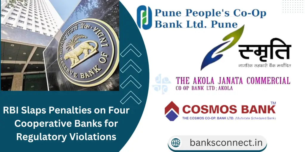 RBI Slaps Penalties on Four Cooperative Banks for Regulatory Violations
