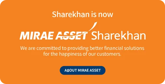 Illustration representing the merger of Sharekhan into Mirae Asset Financial Services, approved by NCLT as part of RBI's NBFC consolidation directive in India