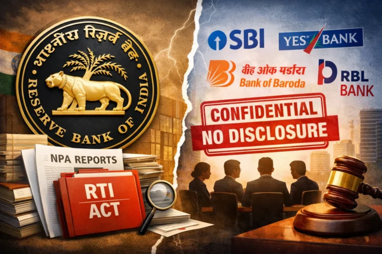 Confidential No Disclosure” stamp on the other, showing the dispute over disclosure of banking inspection reports and NPA data
