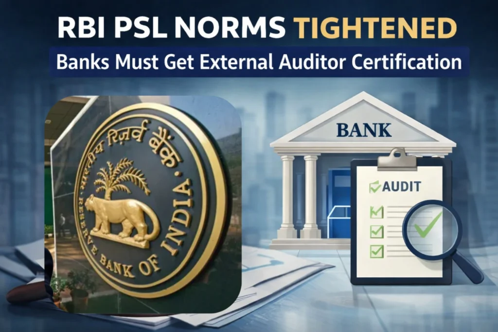 RBI PSL norms tightened with external auditor certification for banks