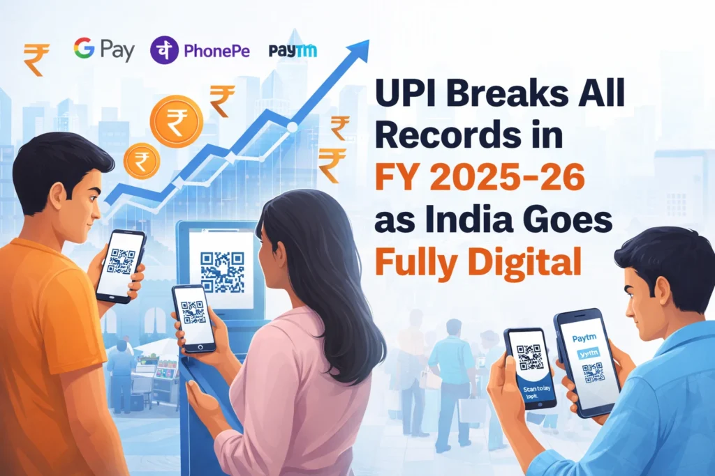 UPI breaks all records in FY 2025–26 as India goes fully digital