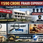 IDFC First Bank ₹590 crore fraud case at Chandigarh branch involving Haryana government accounts – investigation and RBI monitoring
