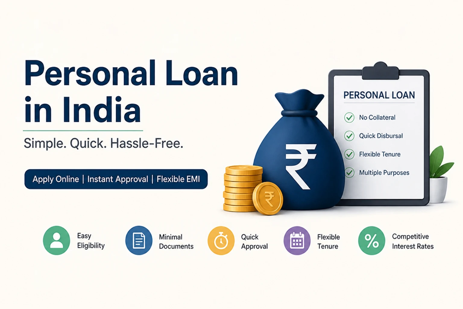 Personal Loan in India – Eligibility, Interest Rates, Documents and Apply Online Guide